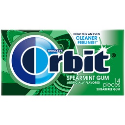 ORBIT Spearmint Sugarfree Chewing Gum, Value Pack (8 Packs) image
