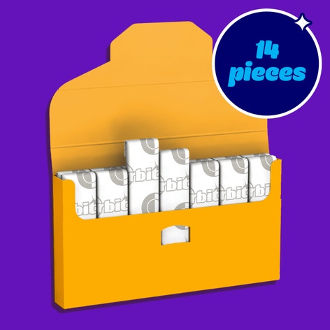 Orbit Sugar Free Mango Mint Singles 14 Pieces