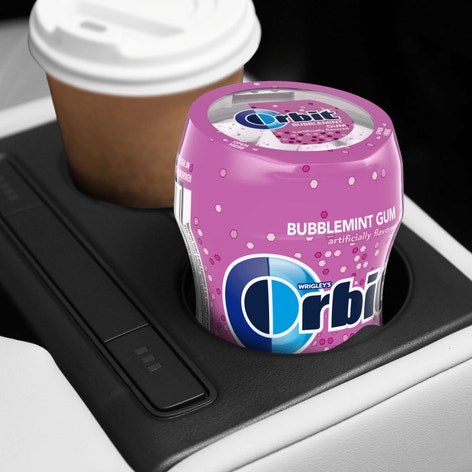ORBIT Bubblemint Sugarfree Gum, 55-Piece Bottle