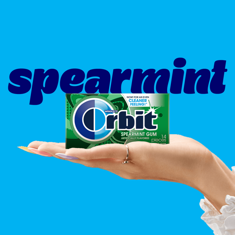 ORBIT Spearmint Sugar Free Chewing Gum, Multipack (3 Packs)