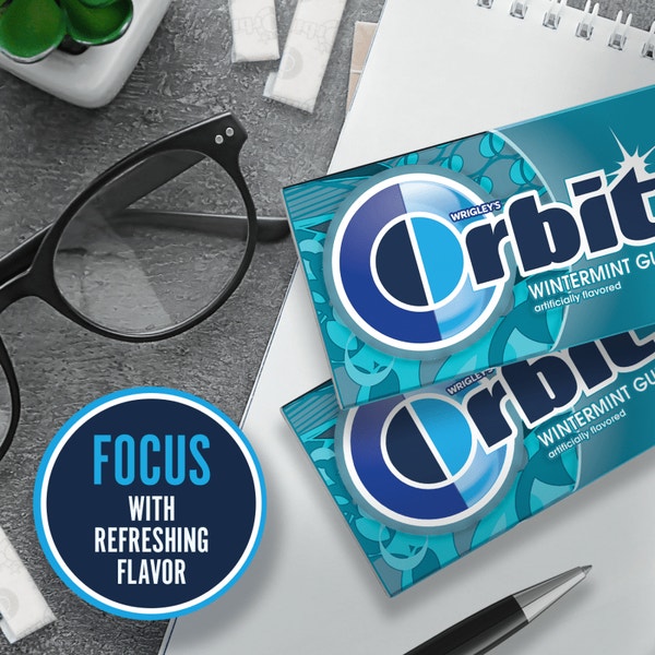 ORBIT Wintermint Sugarfree Chewing Gum, Multipack (3 Packs)